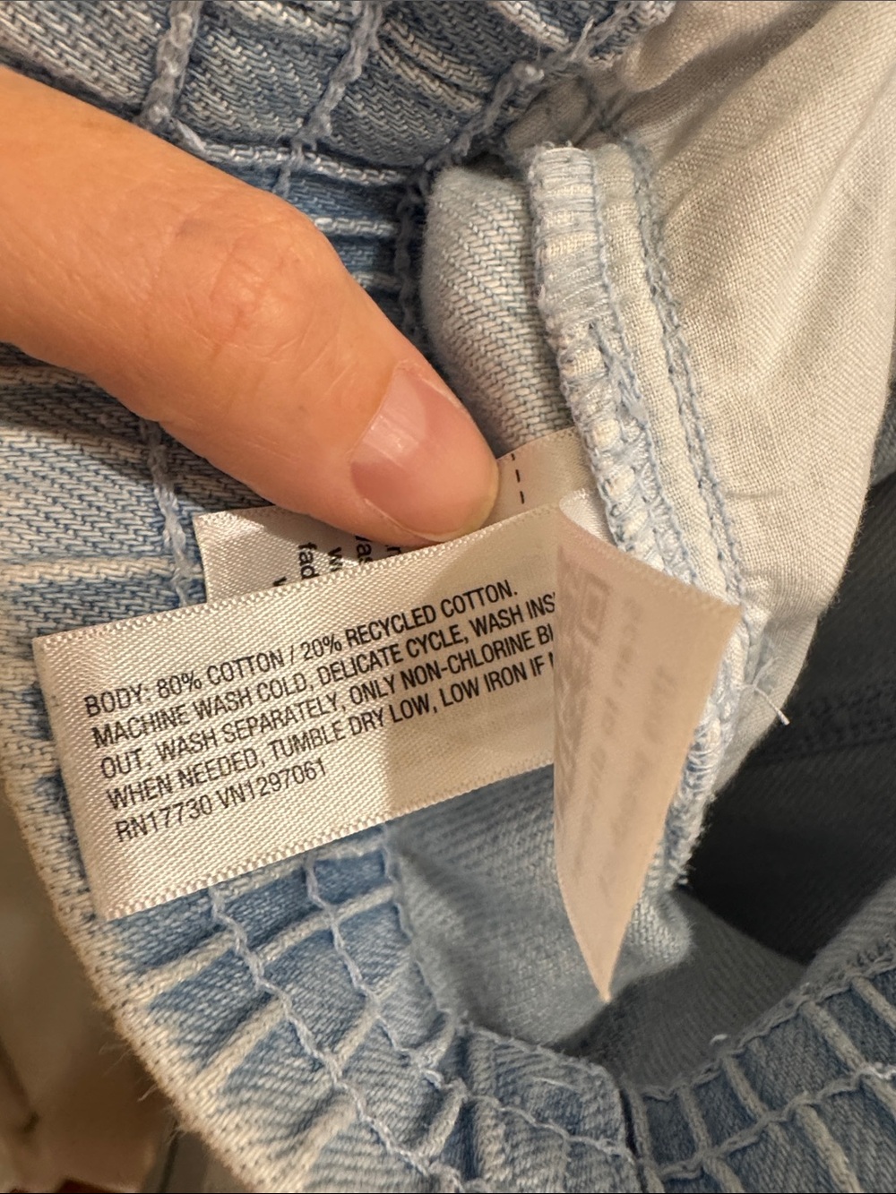 Universal Thread Light Blue Wide-Leg Drawstring Jeans - Picture 5 of 8